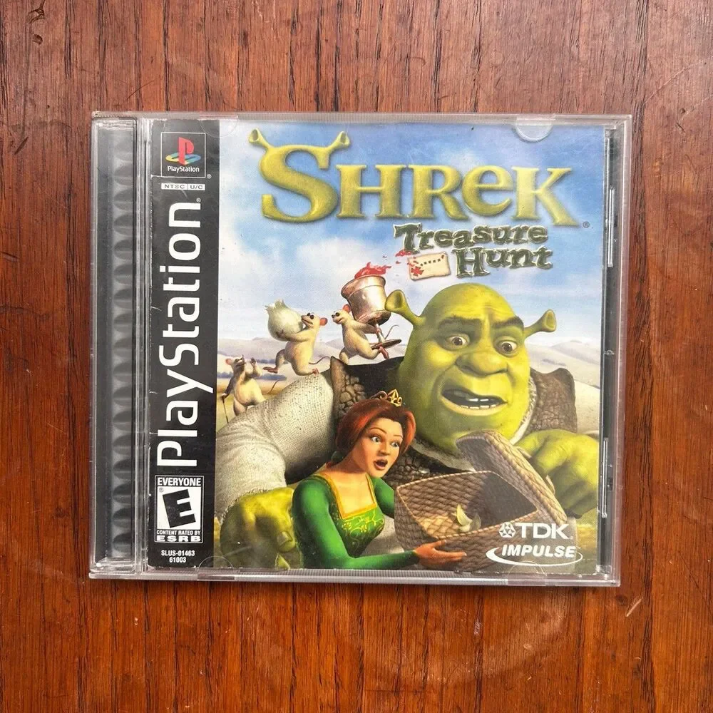 Shrek: Treasure Hunt (Sony PlayStation 1, 2002) PS1 CIB Complete